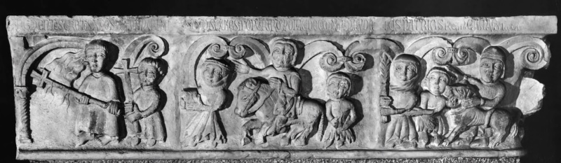 Friar Jacopo leads the allied troops toward Milan